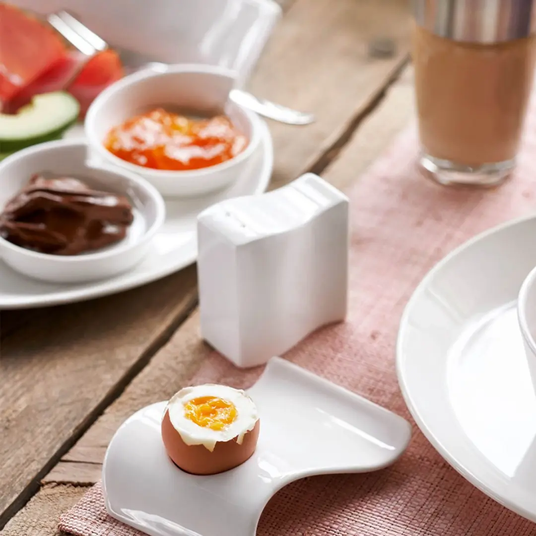 Villeroy & Boch NewWave Zout- en Peperstrooier Set - 2x 120ml - Wit