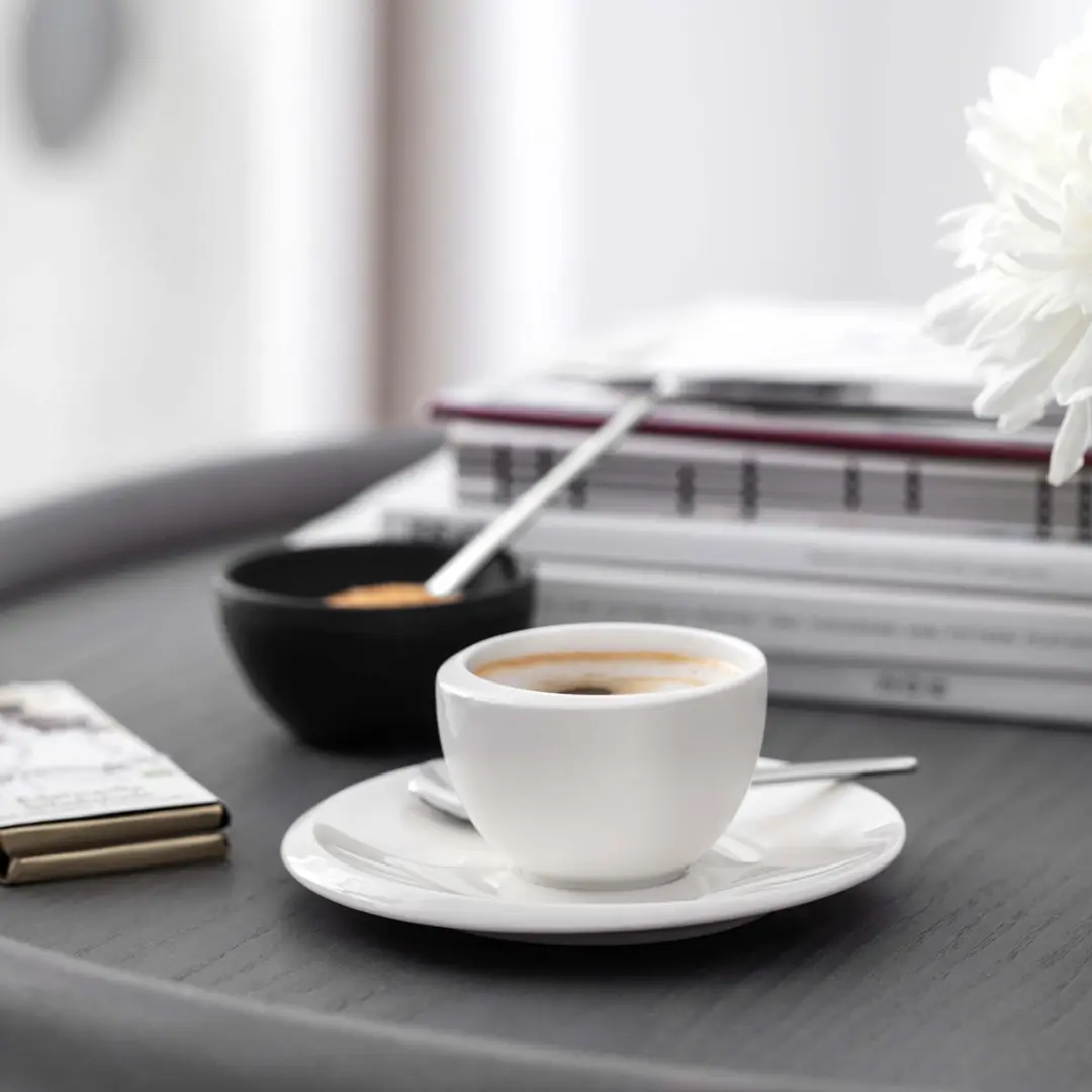 Villeroy & Boch NewMoon Mokka/Espressotassen 100ml - 6 Stuks - Wit/Gekleurd