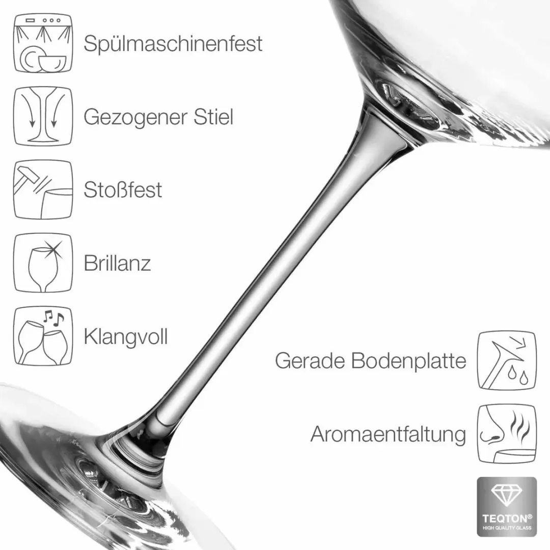 Leonardo Puccini Gastro-Edition Weißweinglas Set - 6 Stuks