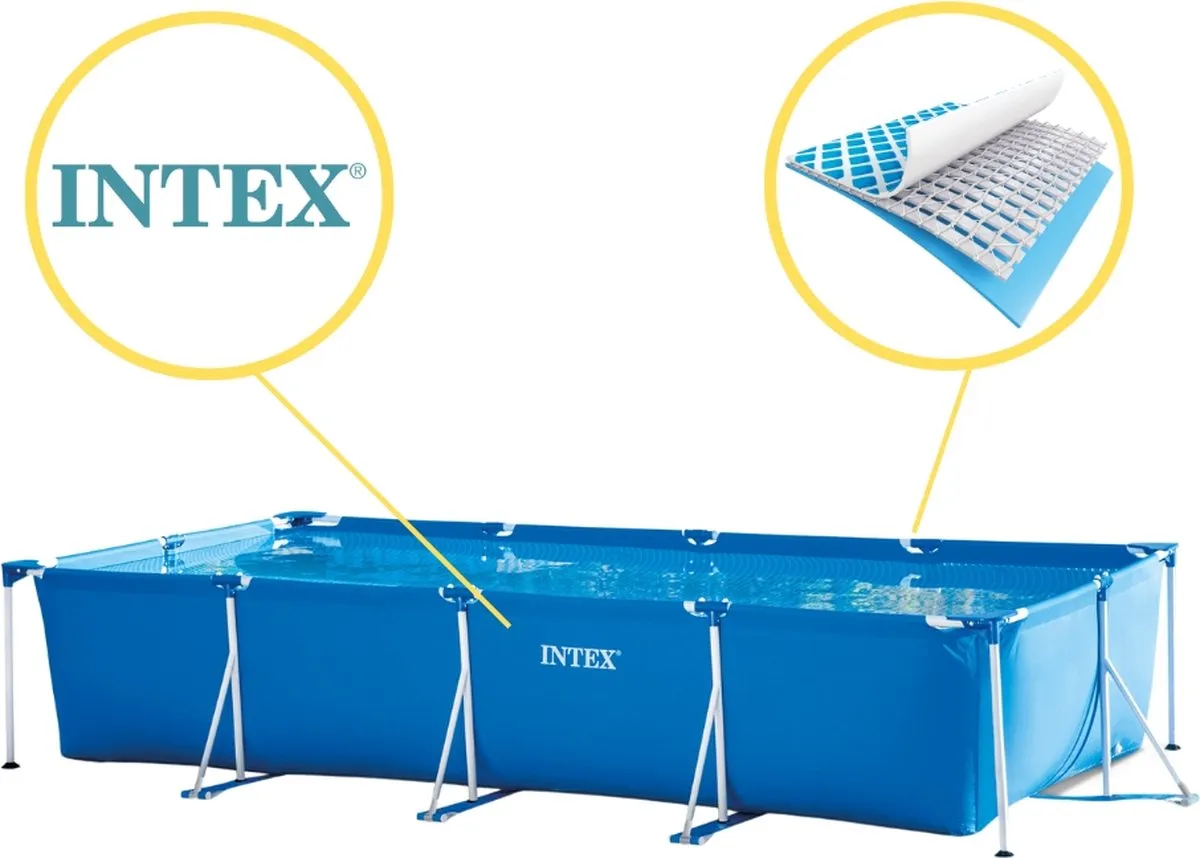 Intex 28273NP Opzetzwembad 450x220x84cm - Blauw/Wit