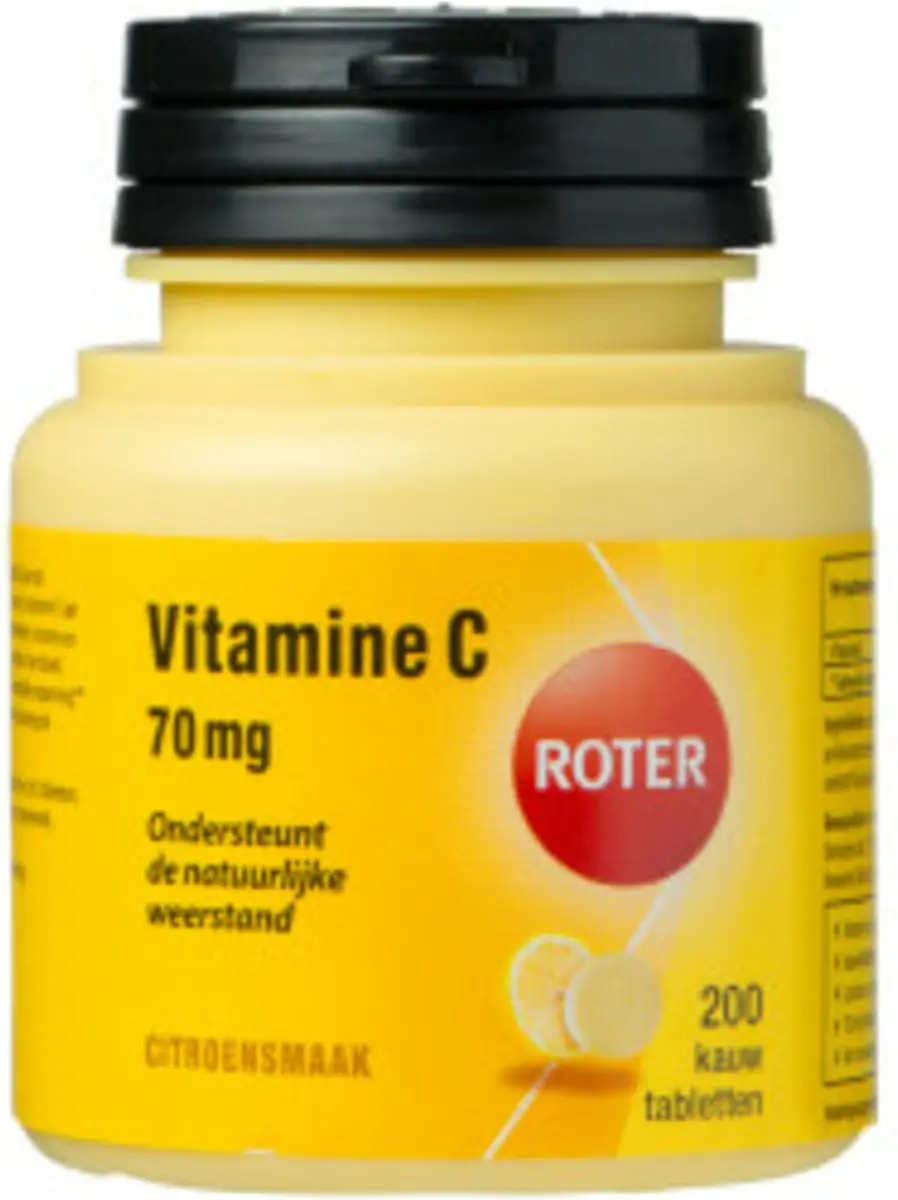 Roter Vitamine C 70mg Citroen Kauwtabletten - 400g