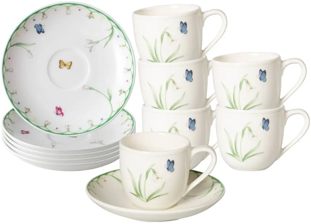 Villeroy & Boch Colourful Spring Espressotassen Set 6