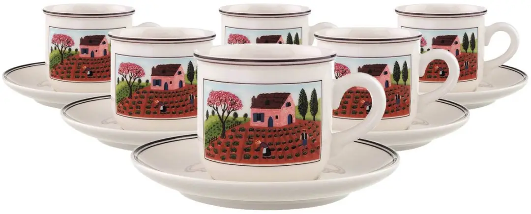 Villeroy & Boch Naif Koffietas Set 6-delig