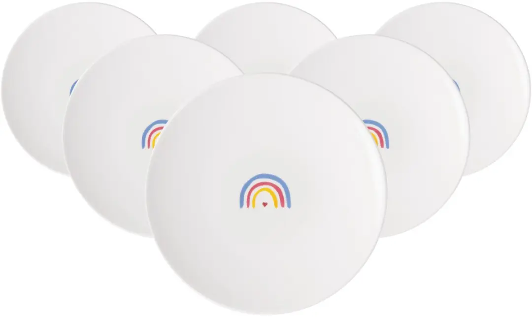 Villeroy & Boch With Love Ontbijtborden - 6 Stuks - Ø21.2cm Wit