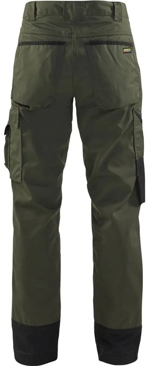Blåkläder Dames Garden Werkbroek 7154-1835 - 40 - Army Groen/Zwart