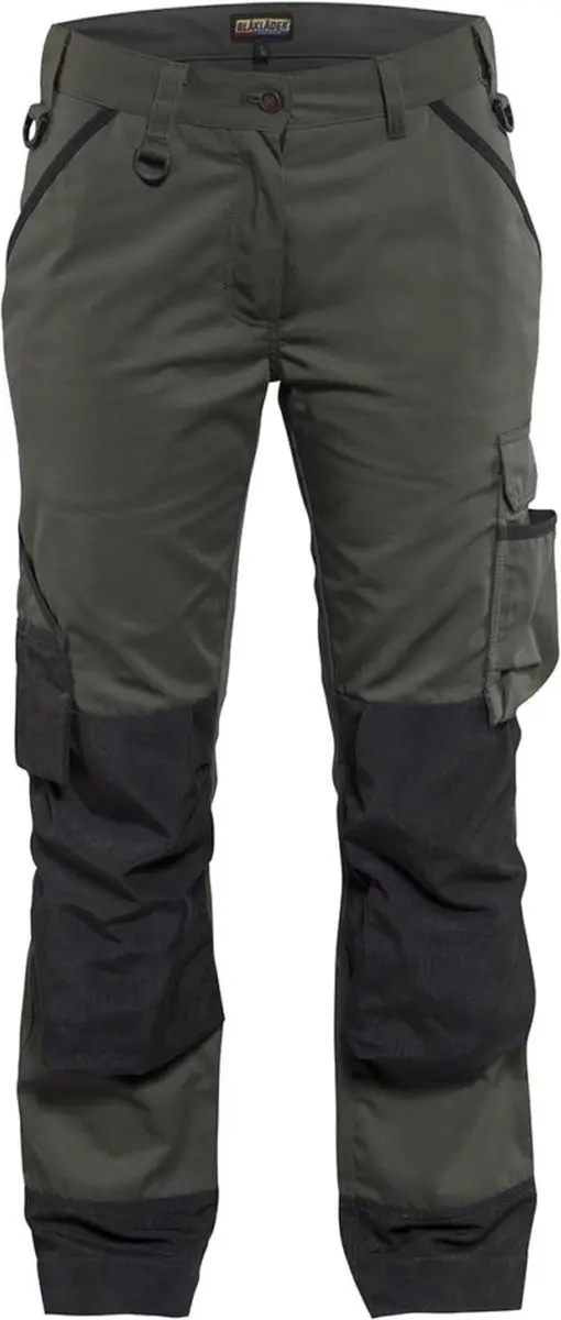 Blåkläder Dames Garden Werkbroek 7154-1835 - 40 - Army Groen/Zwart