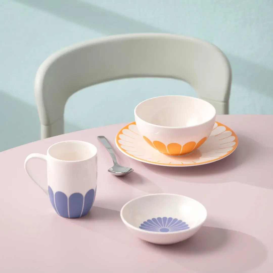 Villeroy & Boch Fleur Couleur Frühstücksteller - ø 21,2 cm - Geel - 6 Stuks