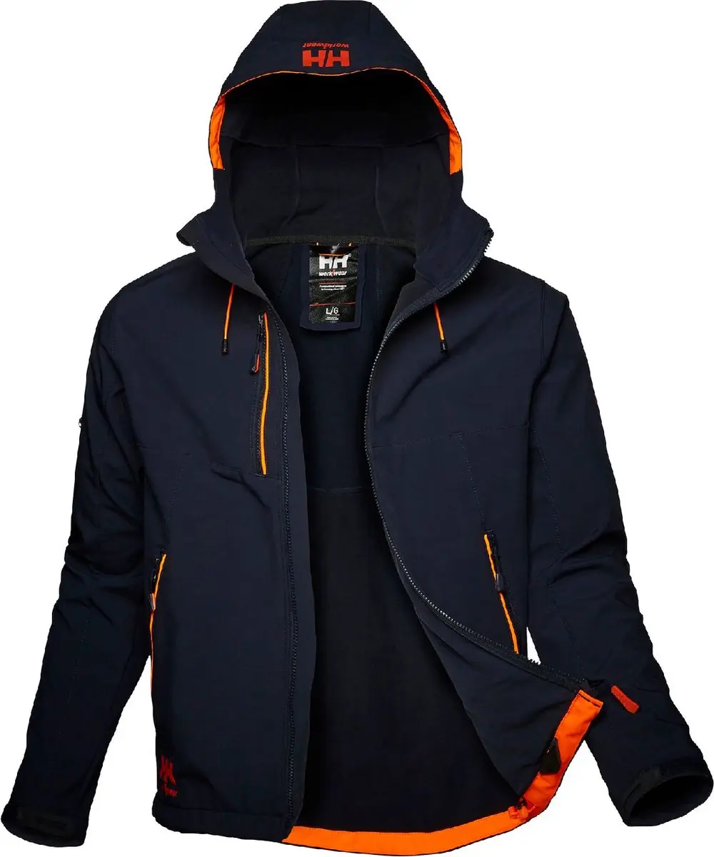 Helly Hansen Chelsea Evolution Softshell Jacket - Marine Blauw M
