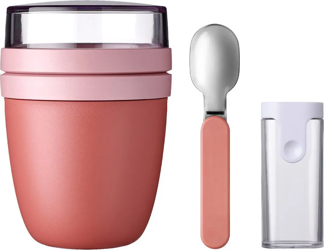 Mepal Ellipse Lunchbox 700ml - 2 Vakken - Vivid mauve