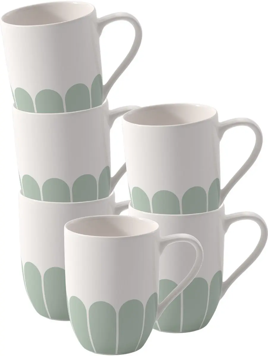 Villeroy & Boch Henkelbecher Fleur Couleur 290ml - 6 Stuks