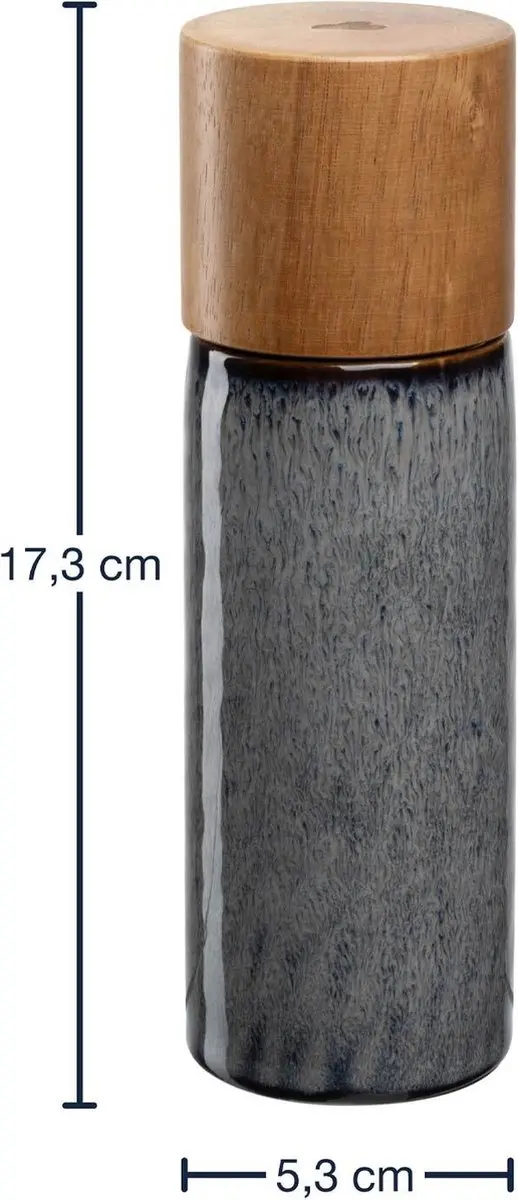 Leonardo Matera Gewürzmühle 17cm - Antraciet
