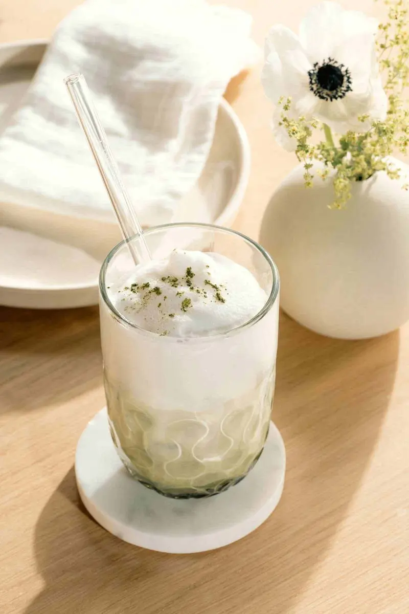 Leonardo Matcha Latte Gläser 390ml - Set van 2 - Groen