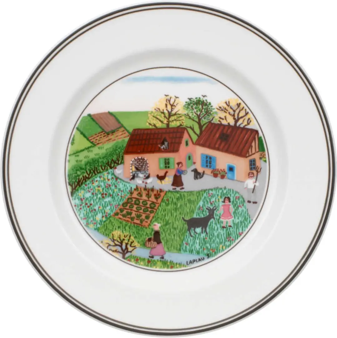 Villeroy & Boch Brotteller Bauernhof Design Naif