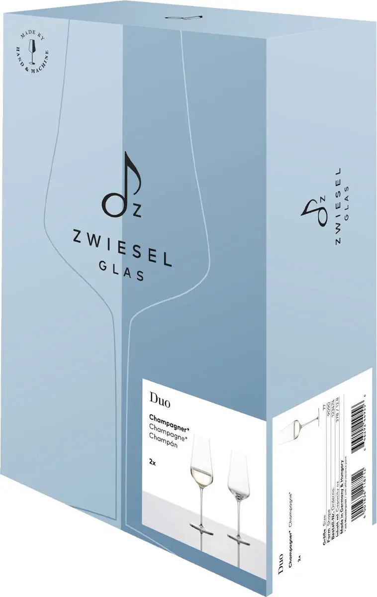 Zwiesel Glas Champagnergläser Duo Set - 6 Stuks 378ml