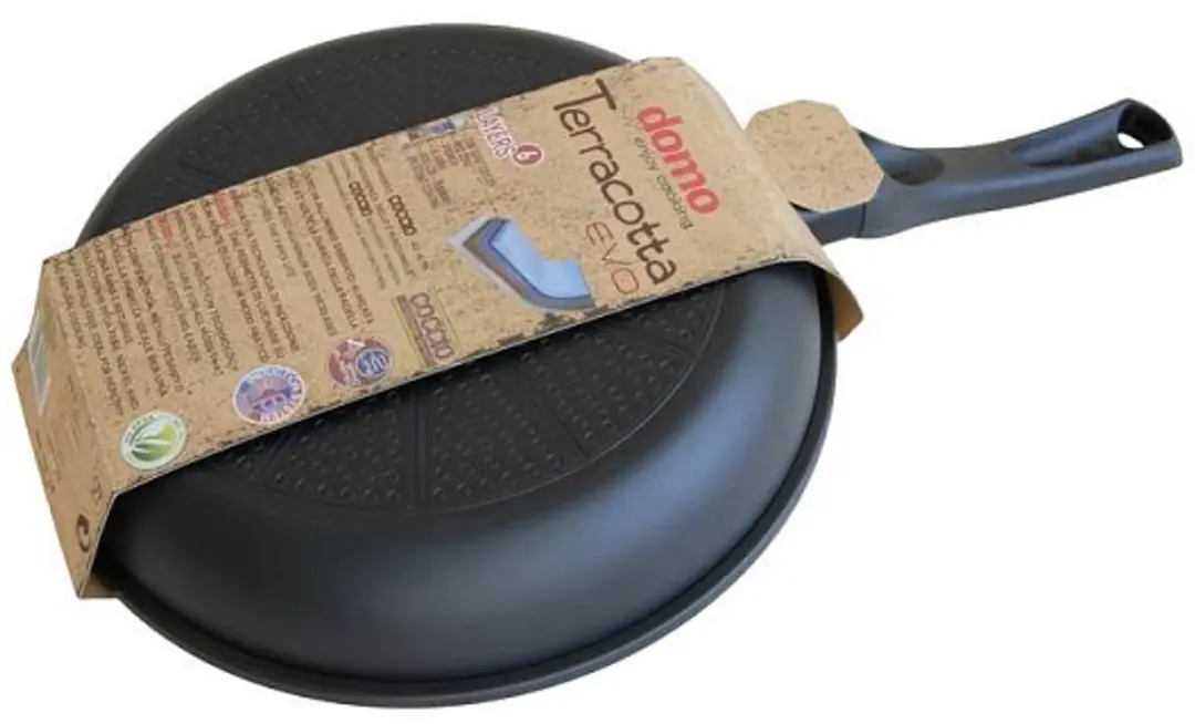 Domo Pan Terracotta EVO 30cm - 6 Lagen - Inductie - Zwart