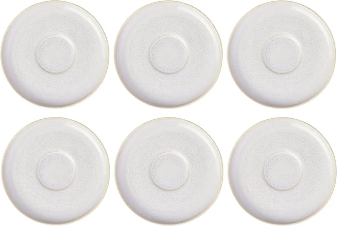 Villeroy & Boch Crafted Cotton Koffieschoteltjes 6 Stuks - 15cm Wit