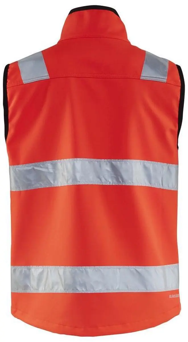 Blåkläder Softshell Vest High Vis Rood XS - afbeelding 6 van 6