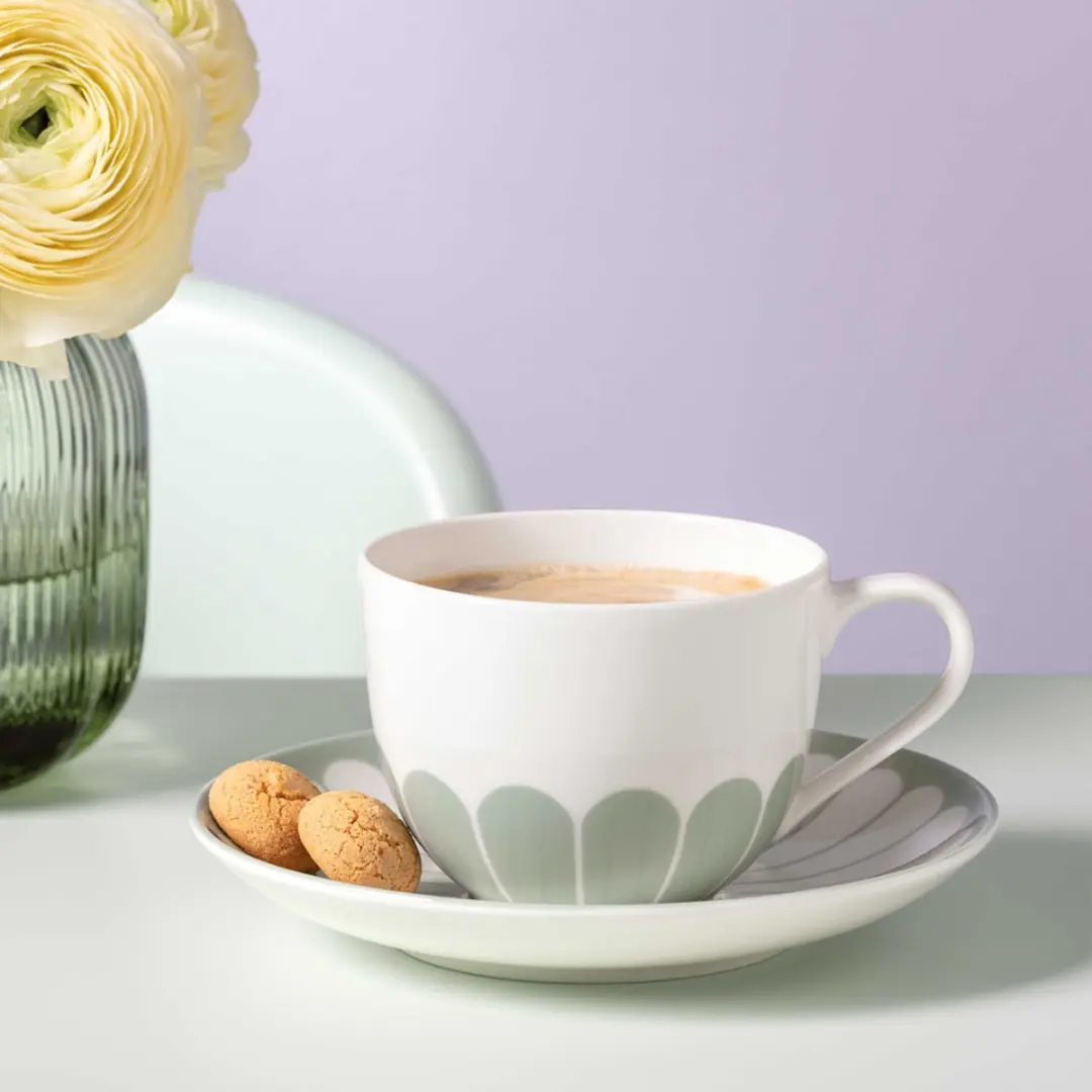 Villeroy & Boch Fleur Couleur Koffietas 160ml - Groen - afbeelding 5 van 10