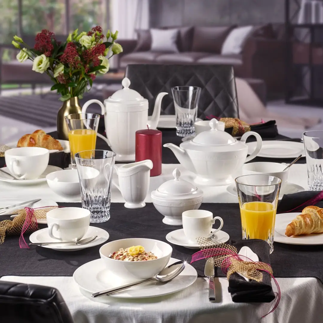 Villeroy & Boch Espressotassen White Pearl 70ml - 6 Stuks