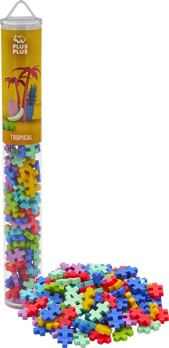 Plus-Plus Tube Tropical Mix 100-delig Bouwset