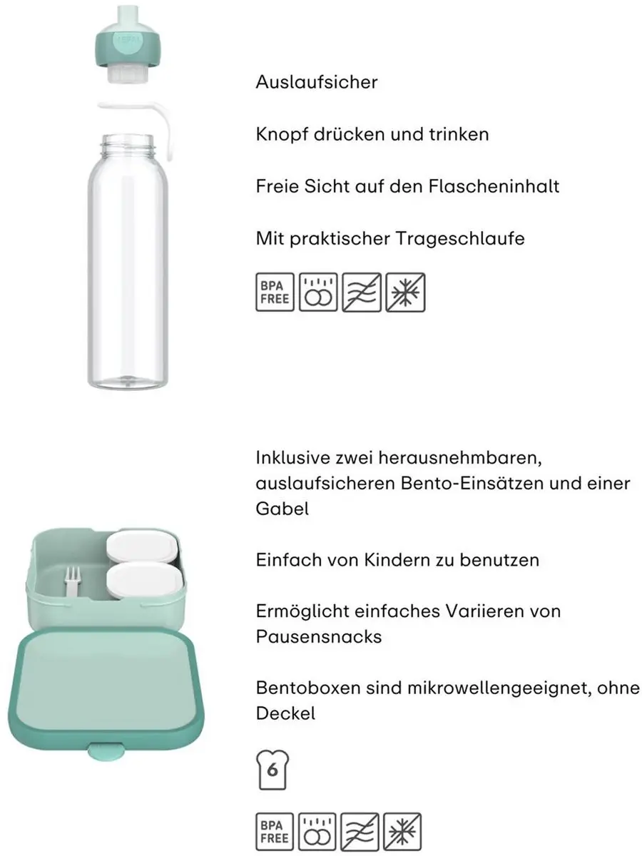 Mepal Pausenset XL Campus - 1,8L - Cool Pink