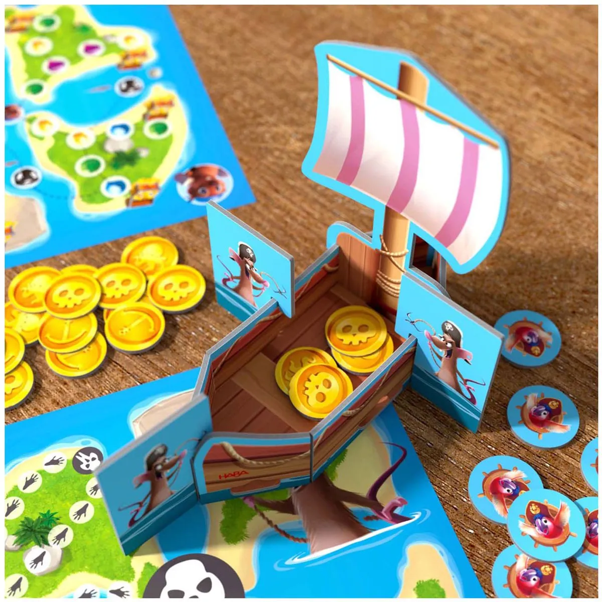 Haba Doodshoofdeiland Piratenavontuur Bordspel - 2-6 Spelers