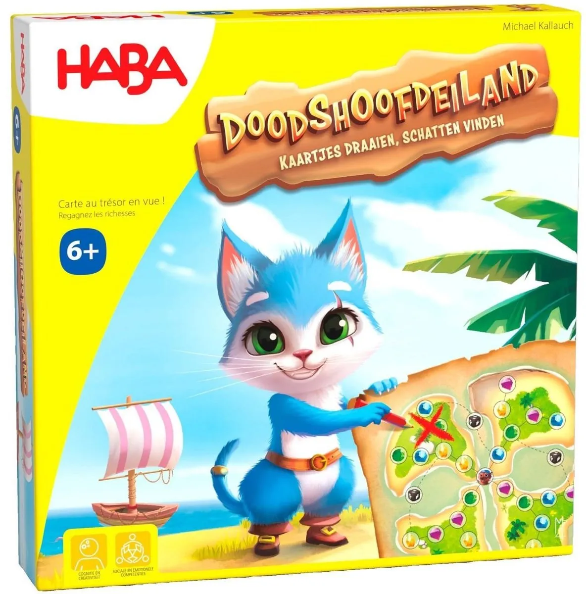 Haba Doodshoofdeiland Piratenavontuur Bordspel - 2-6 Spelers