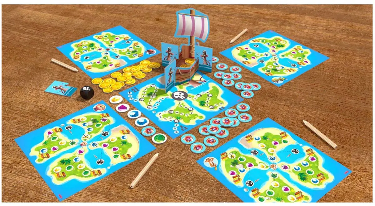 Haba Doodshoofdeiland Piratenavontuur Bordspel - 2-6 Spelers