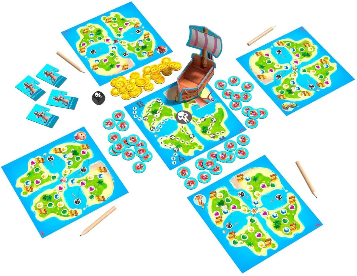 Haba Doodshoofdeiland Piratenavontuur Bordspel - 2-6 Spelers