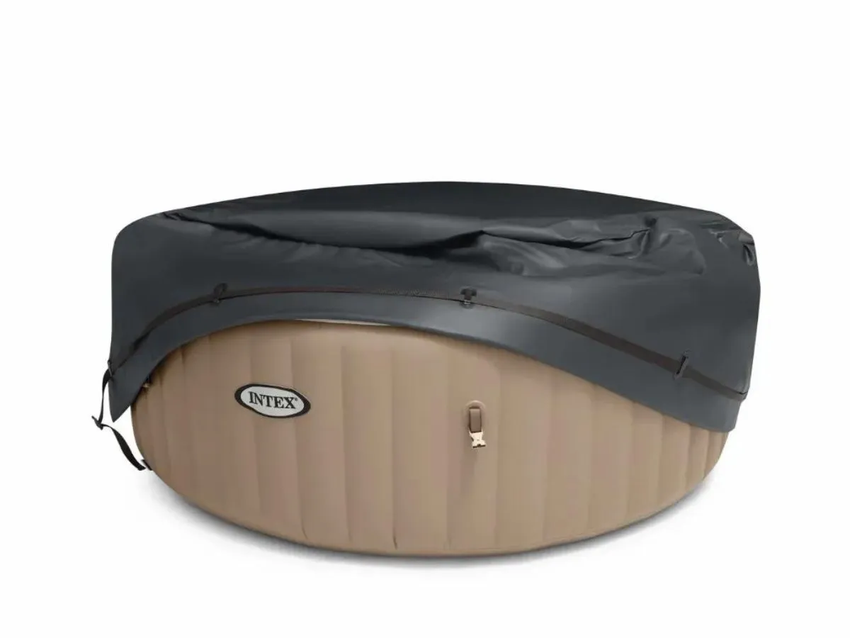 Intex PureSpa Thermische Cover 28532 - Ø218cm Donkergrijs