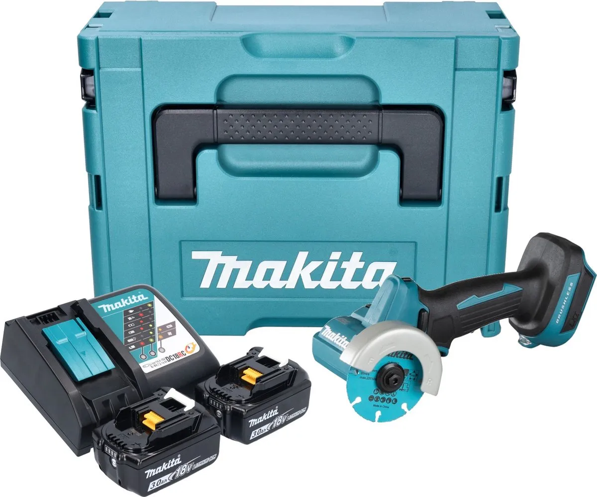 Makita DMC 300 RFJ Haakse Slijper 18V