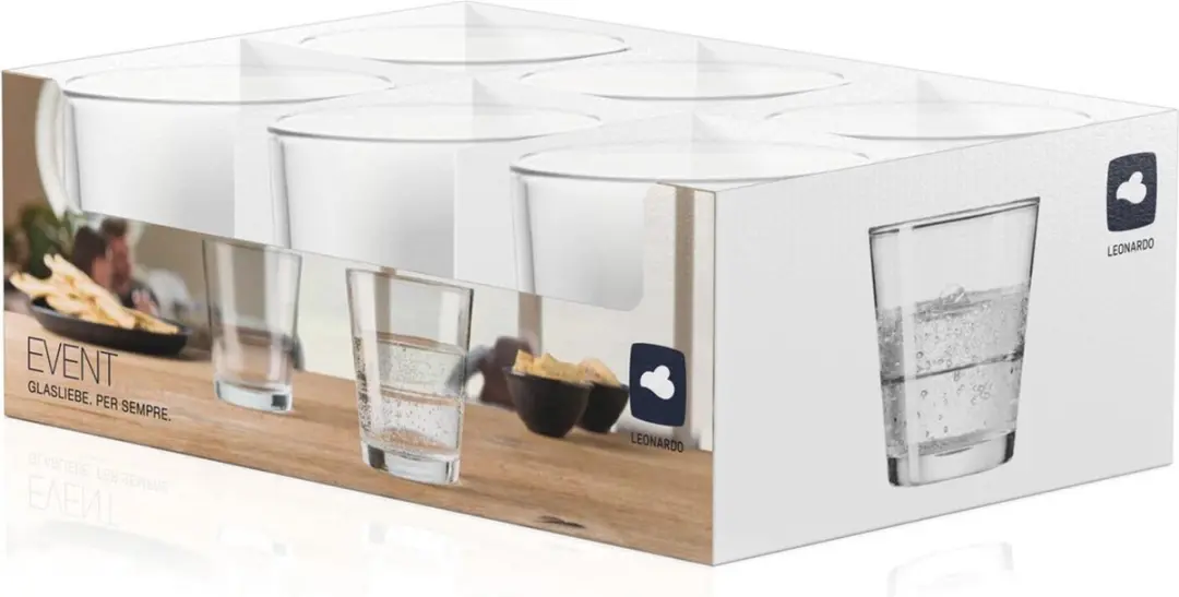 Leonardo Trinkgläser Event 180ml Set - 6 Stuks