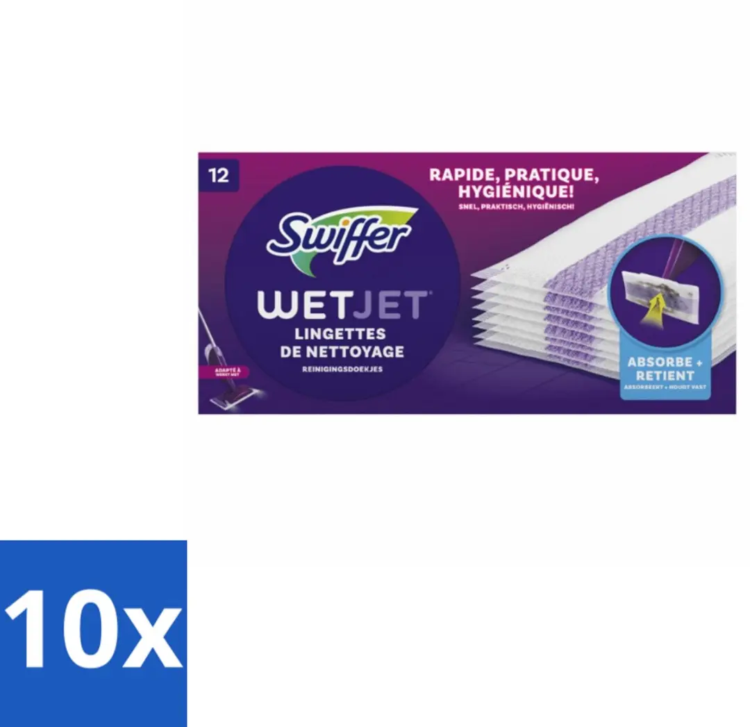 Swiffer WetJet Navullingen 12 Stuks