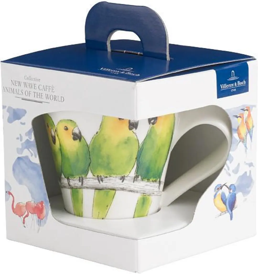 Villeroy & Boch NewWave Caffè Beker 300ml - wit-groen