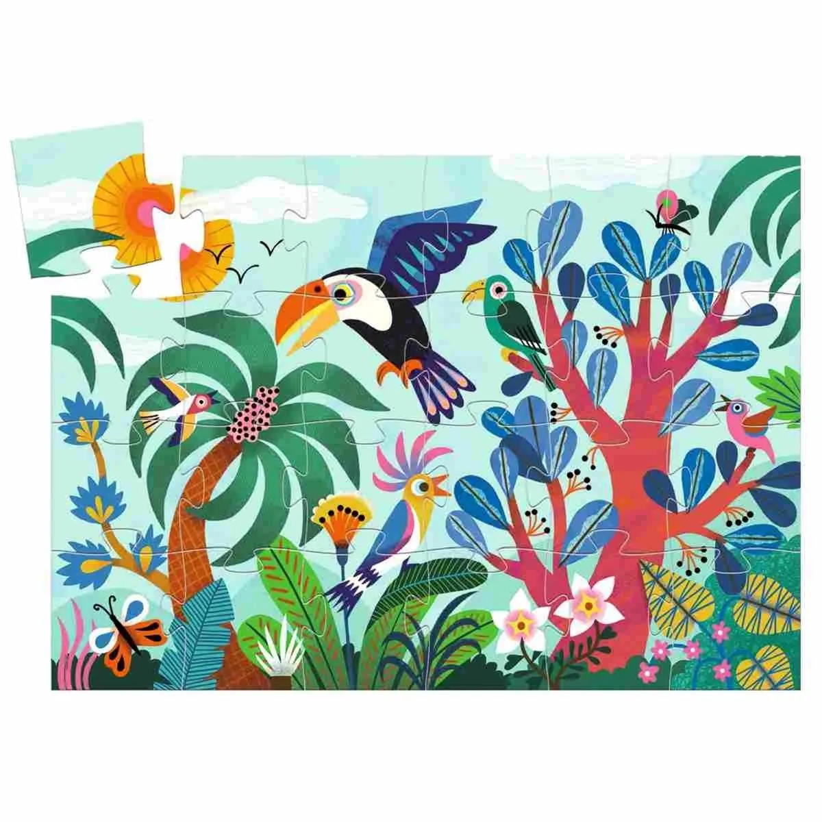 Djeco Toekan Coco Legpuzzel - 24 Stuks - Multi