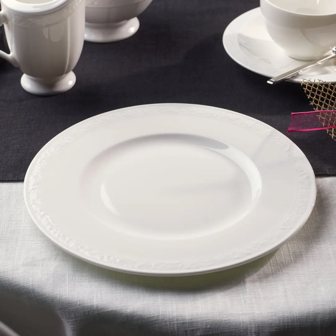 Villeroy & Boch Frühstücksteller White Pearl Ø22,7cm - Set van 6