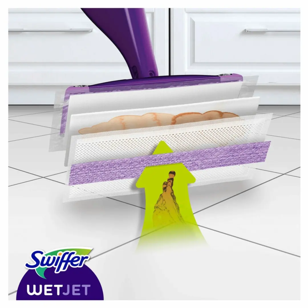 Swiffer WetJet Reinigingsdoekjes Navulling 12 Stuks - Wit