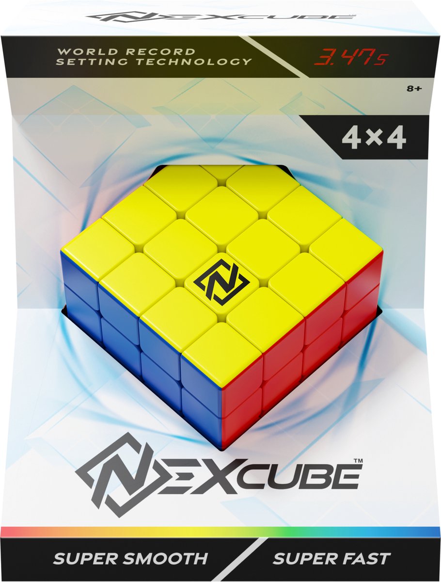 Nexcube 4x4 Stackable - Puzzelkubus - Speedcube - De snelste speedcube op de markt!