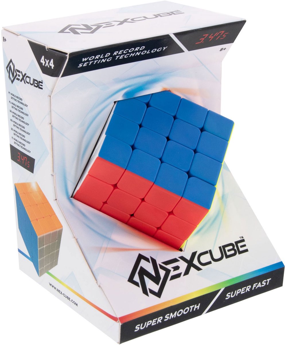 Nexcube 4x4 Stackable - Puzzelkubus - Speedcube - De snelste speedcube op de markt!