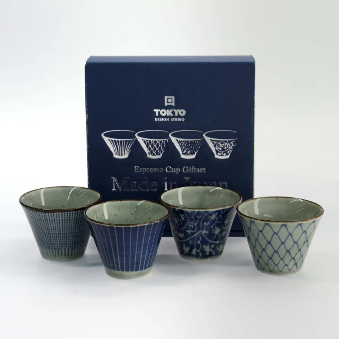 Tokyo Design Studio Mashiko Espresso Kopjes 4 Stuks