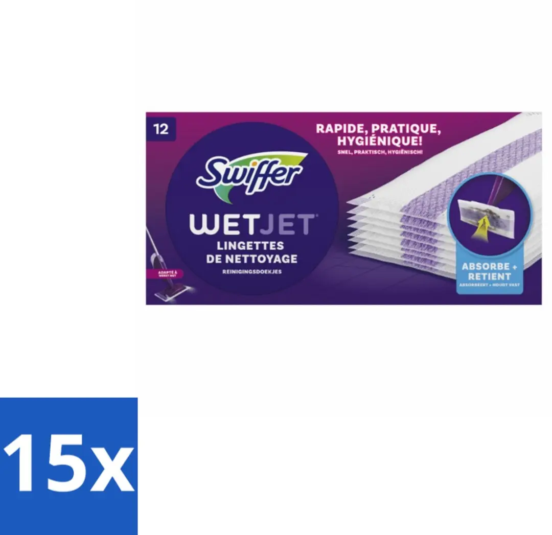 Swiffer WetJet Navullingen 15 Stuks