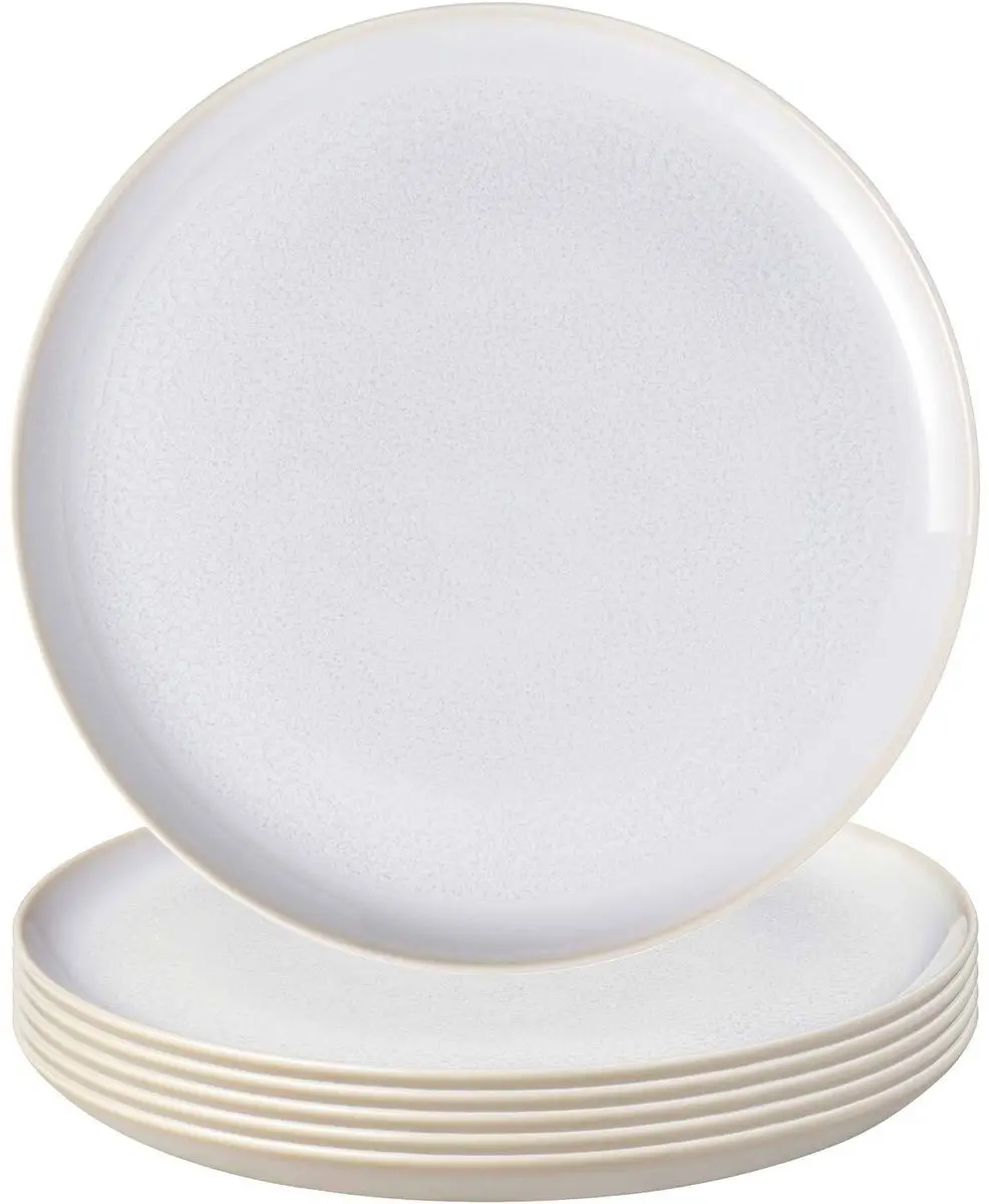Villeroy & Boch Crafted Cotton Dinerbord 26cm - 6 Stuks - Wit