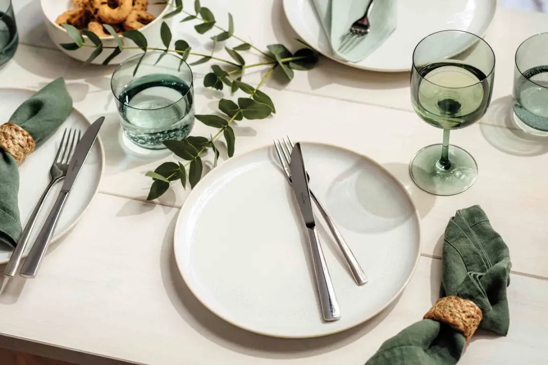 Villeroy & Boch Crafted Cotton Dinerbord 26cm - 6 Stuks - Wit
