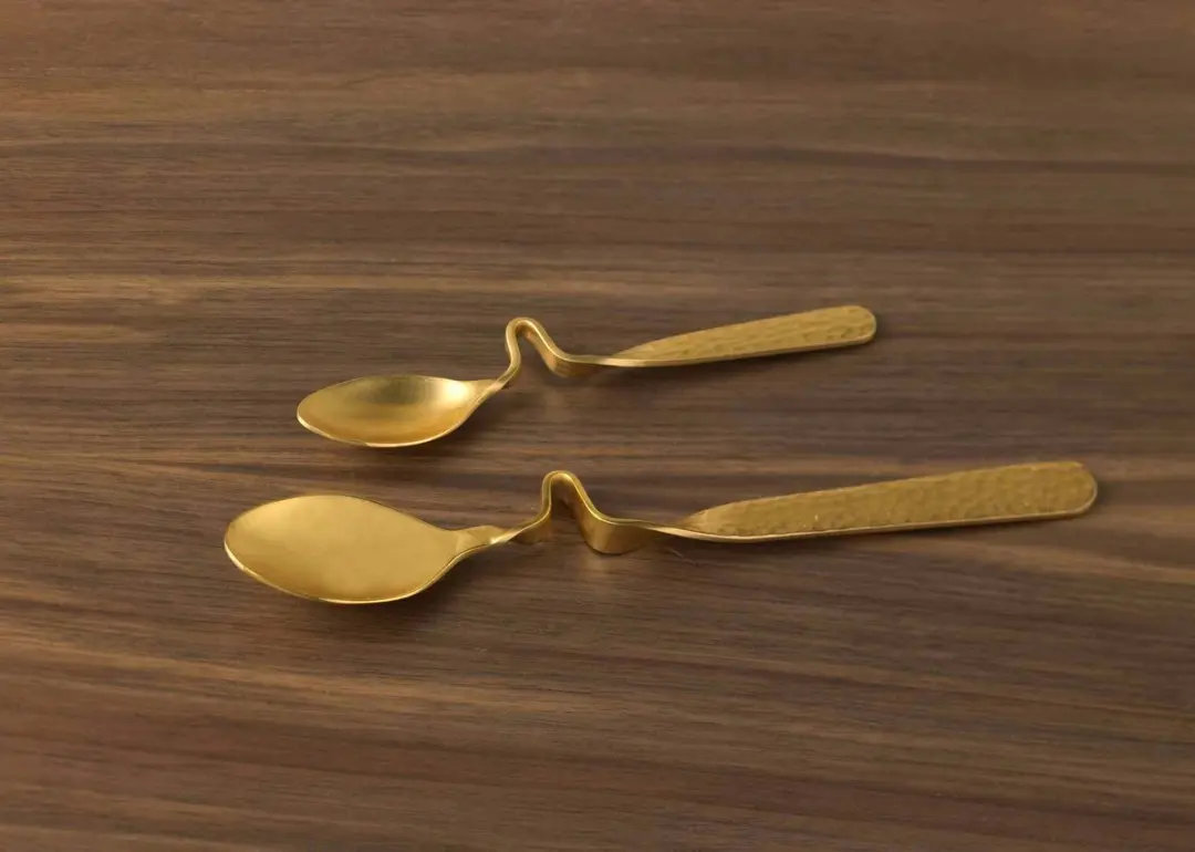 Villeroy & Boch NewWave Caffè Lepels - 6 Stuks - Goud