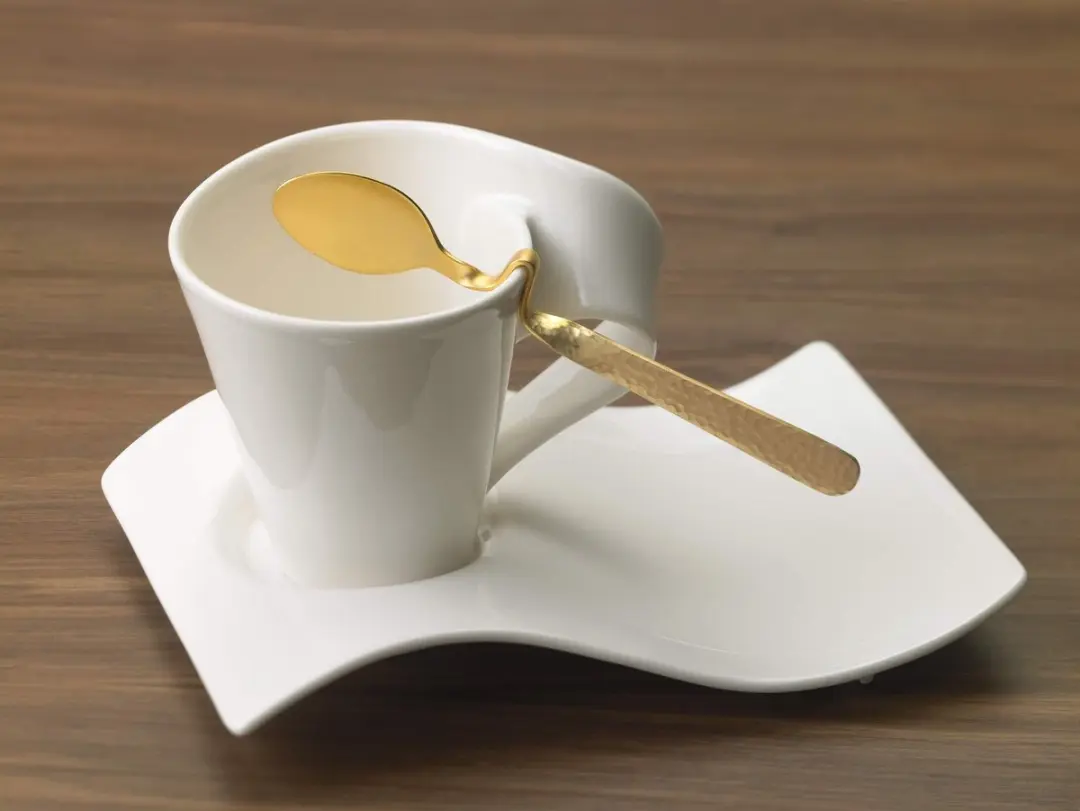 Villeroy & Boch NewWave Caffè Lepels - 6 Stuks - Goud