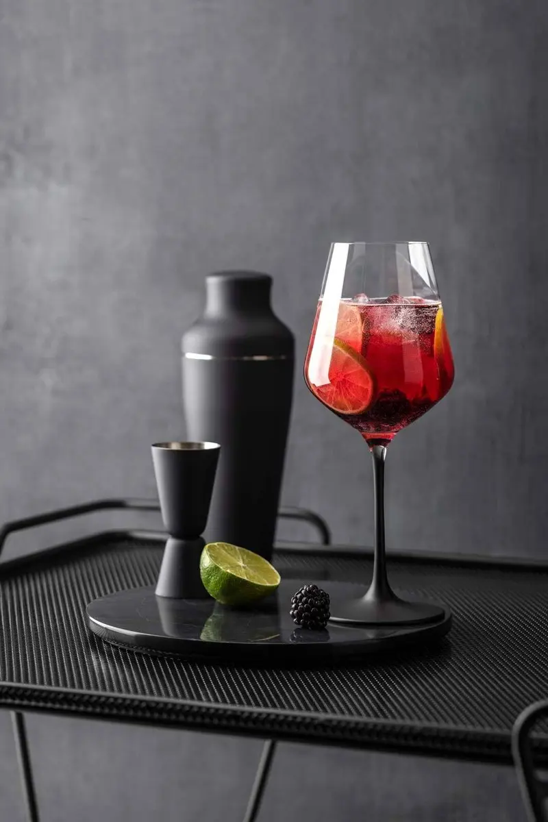Villeroy & Boch Manufacture Rock Wijn- en Champagneset 12-delig - Zwart-transparant