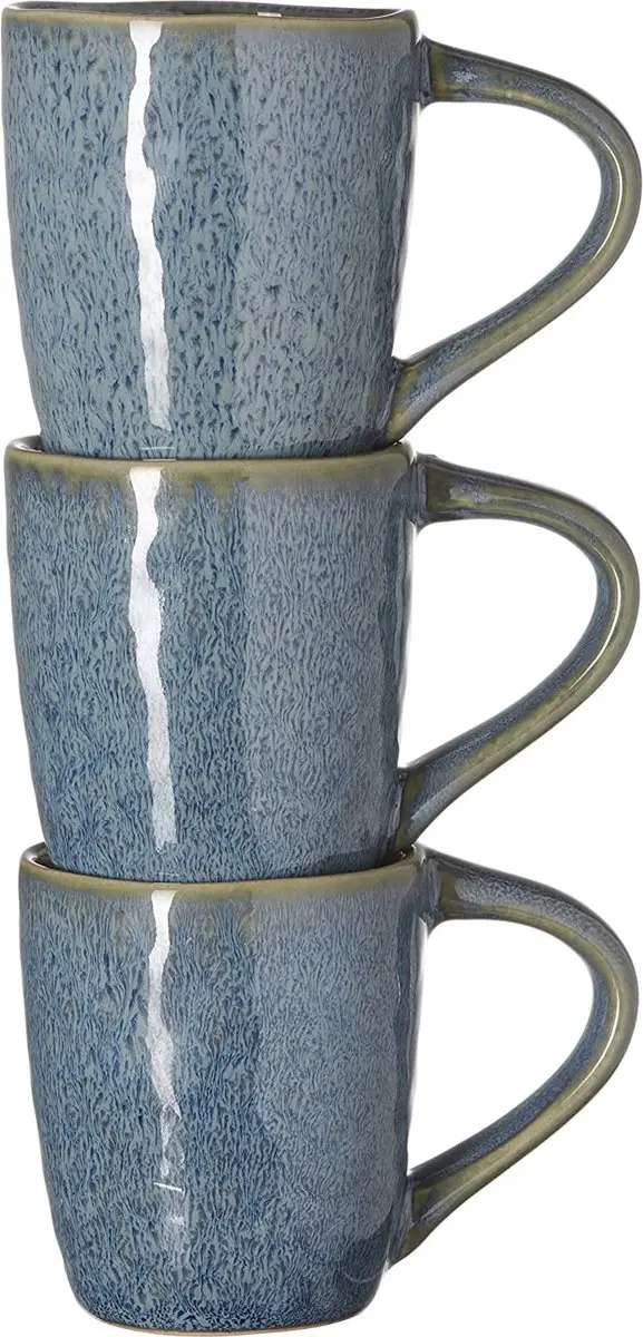 Leonardo Matera Blauwe Espressokopjes - 4 Stuks 90ml
