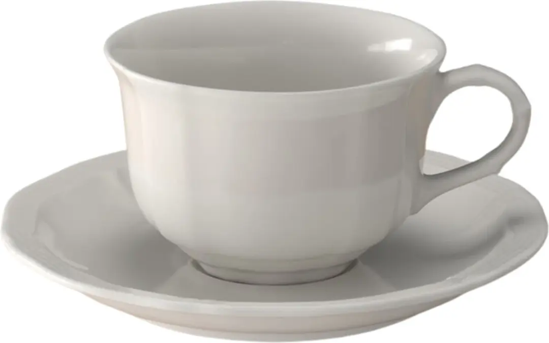Villeroy & Boch Manoir Theekop & Schotel 200ml - Wit