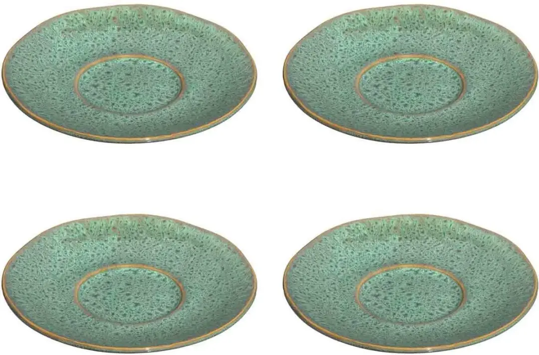 Leonardo Matera Untertassen - Ø15cm - 4 Stuks - Groen