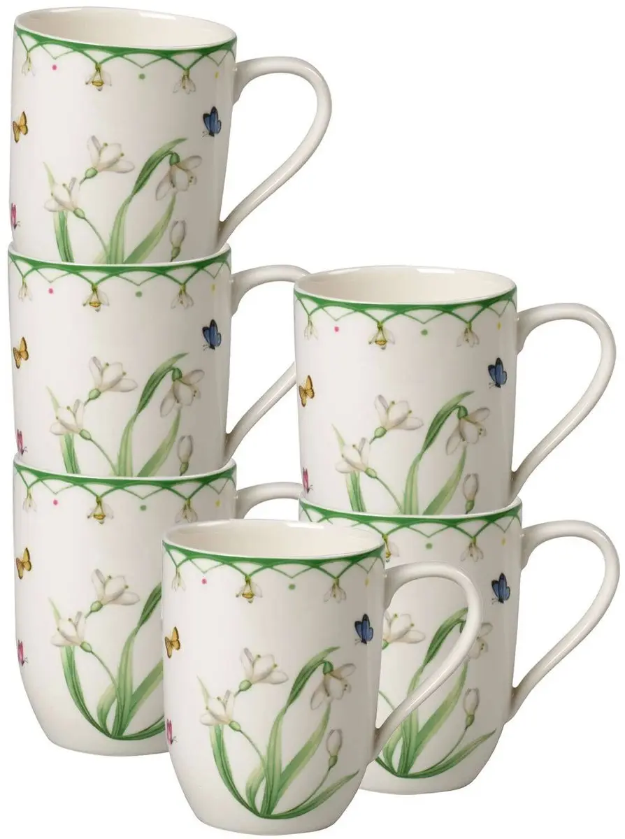 Villeroy & Boch Colourful Spring Beker Set 6 Stuks